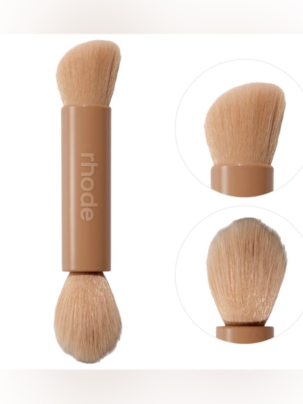rhode Pocket Brush Double-Ended Makeup Brush